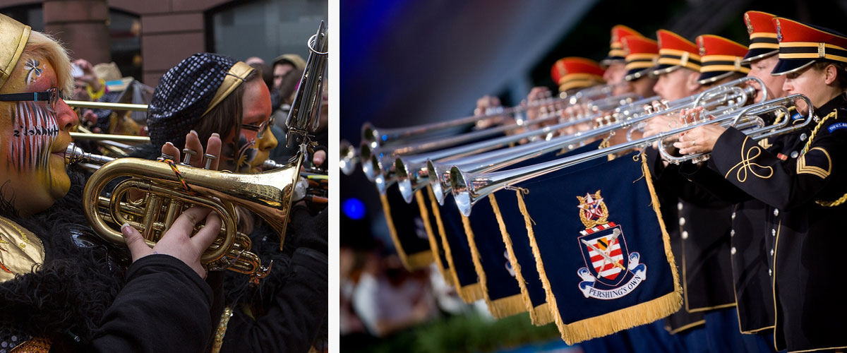 ZTUC800 Marching Is the industry, brass instruments, trumpets